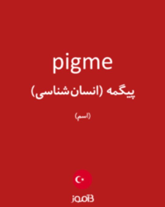  تصویر pigme - دیکشنری انگلیسی بیاموز