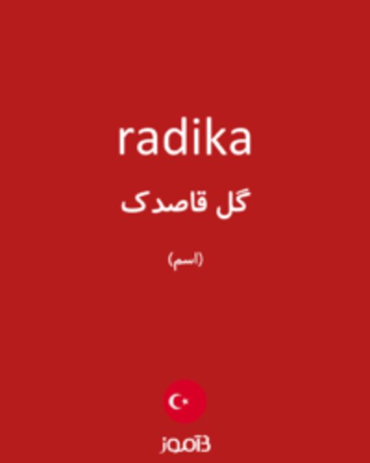  تصویر radika - دیکشنری انگلیسی بیاموز