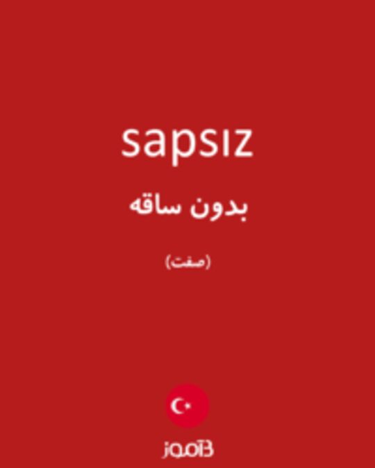  تصویر sapsız - دیکشنری انگلیسی بیاموز