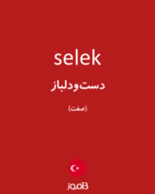  تصویر selek - دیکشنری انگلیسی بیاموز