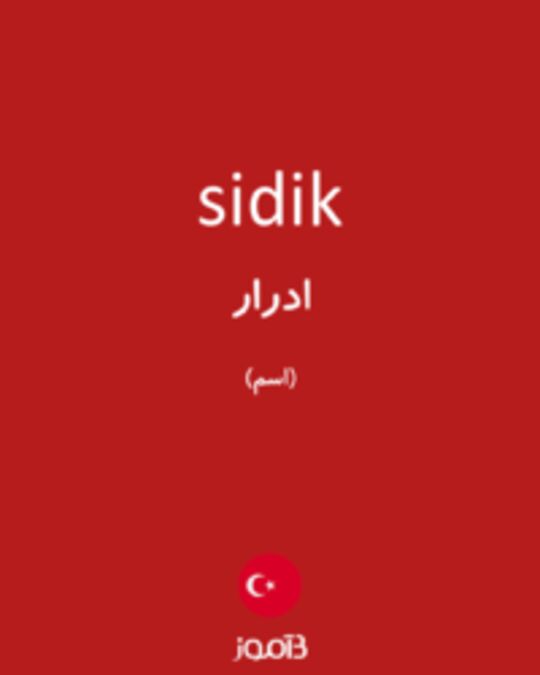  تصویر sidik - دیکشنری انگلیسی بیاموز