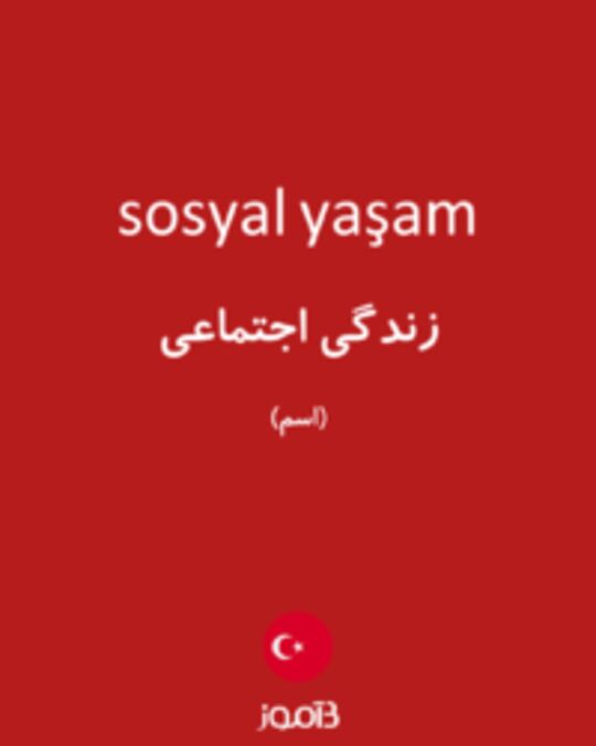  تصویر sosyal yaşam - دیکشنری انگلیسی بیاموز