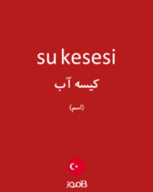  تصویر su kesesi - دیکشنری انگلیسی بیاموز