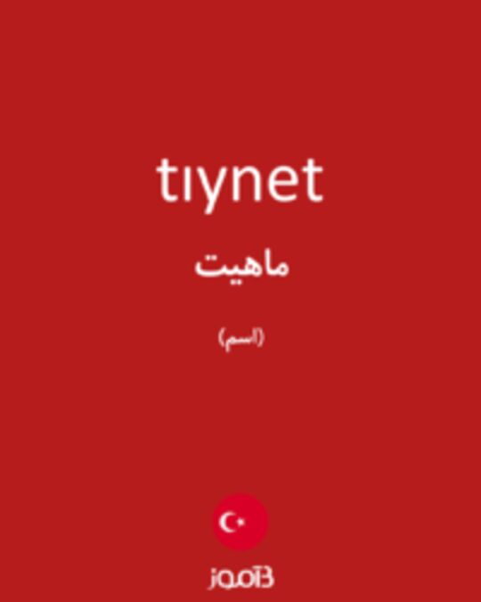  تصویر tıynet - دیکشنری انگلیسی بیاموز