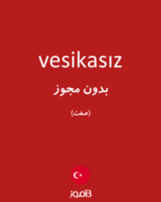  تصویر vesikasız - دیکشنری انگلیسی بیاموز