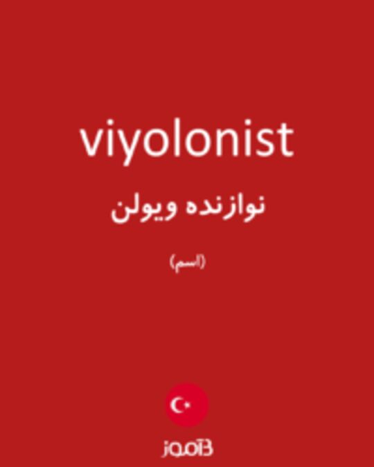  تصویر viyolonist - دیکشنری انگلیسی بیاموز