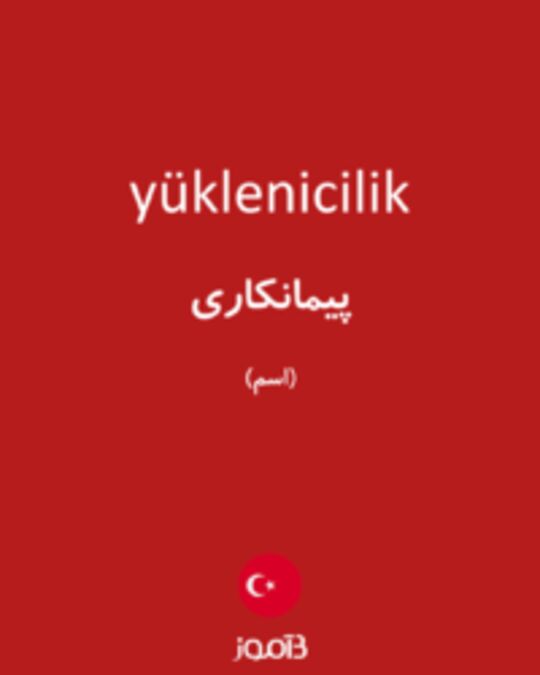  تصویر yüklenicilik - دیکشنری انگلیسی بیاموز