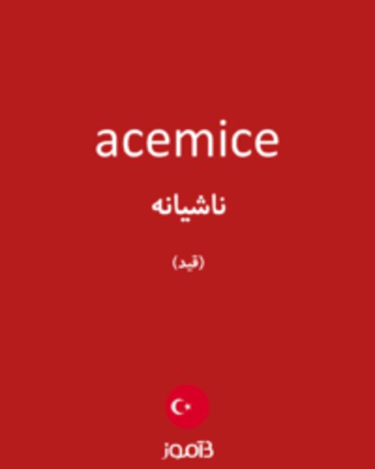  تصویر acemice - دیکشنری انگلیسی بیاموز