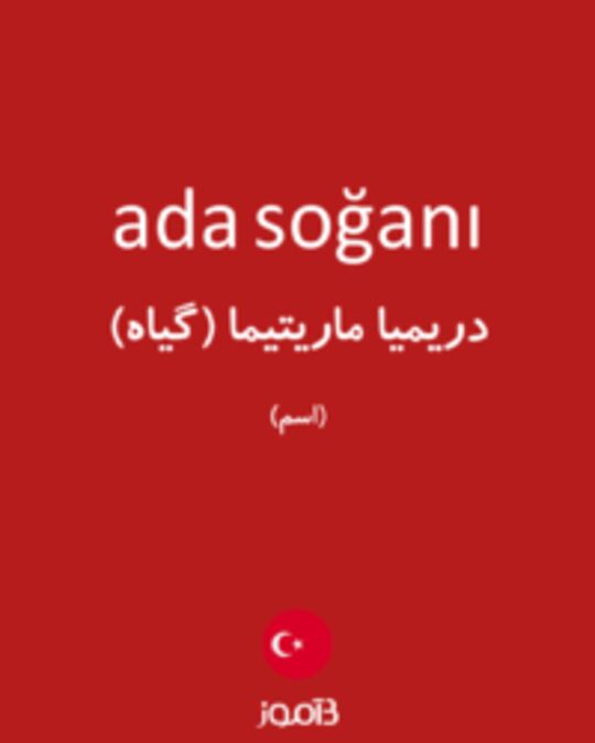  تصویر ada soğanı - دیکشنری انگلیسی بیاموز