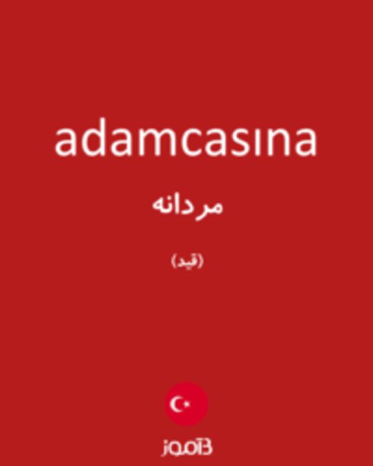  تصویر adamcasına - دیکشنری انگلیسی بیاموز