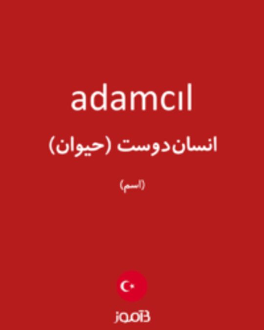  تصویر adamcıl - دیکشنری انگلیسی بیاموز