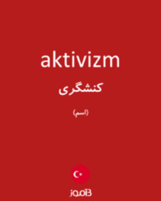  تصویر aktivizm - دیکشنری انگلیسی بیاموز