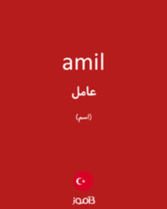  تصویر amil - دیکشنری انگلیسی بیاموز