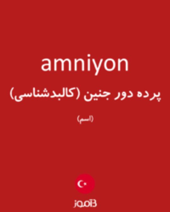  تصویر amniyon - دیکشنری انگلیسی بیاموز