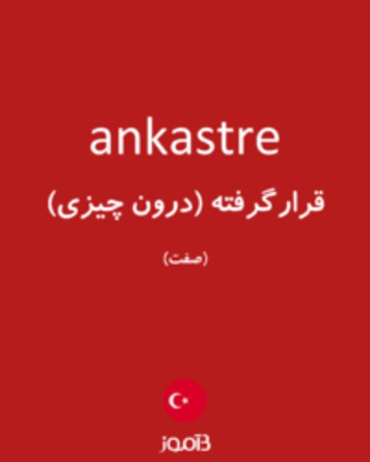  تصویر ankastre - دیکشنری انگلیسی بیاموز