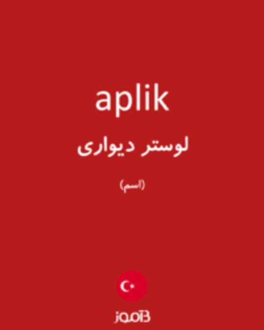  تصویر aplik - دیکشنری انگلیسی بیاموز