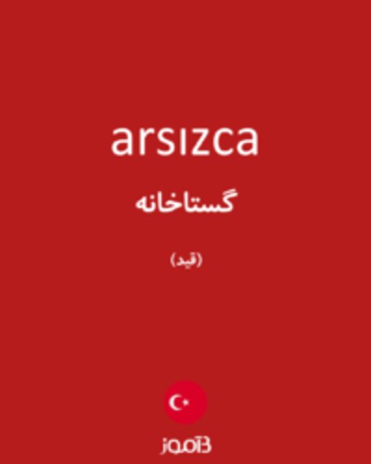  تصویر arsızca - دیکشنری انگلیسی بیاموز