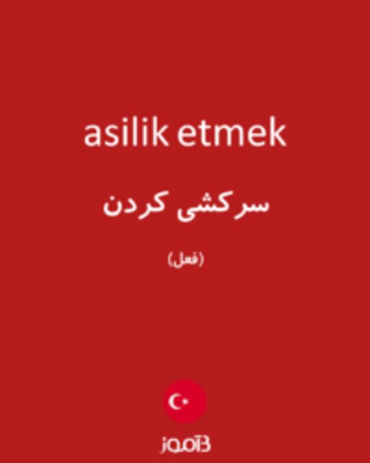  تصویر asilik etmek - دیکشنری انگلیسی بیاموز