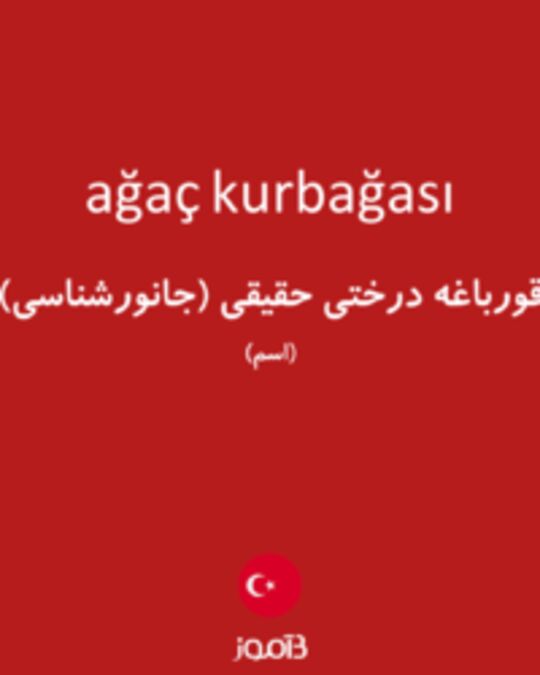  تصویر ağaç kurbağası - دیکشنری انگلیسی بیاموز