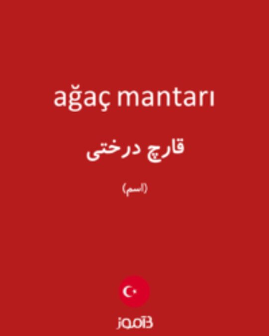  تصویر ağaç mantarı - دیکشنری انگلیسی بیاموز