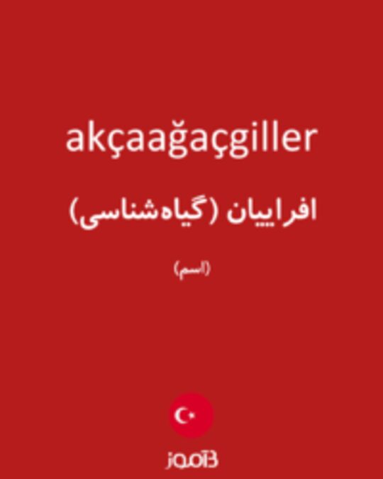  تصویر akçaağaçgiller - دیکشنری انگلیسی بیاموز