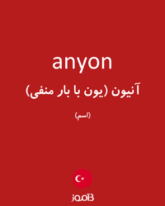  تصویر anyon - دیکشنری انگلیسی بیاموز