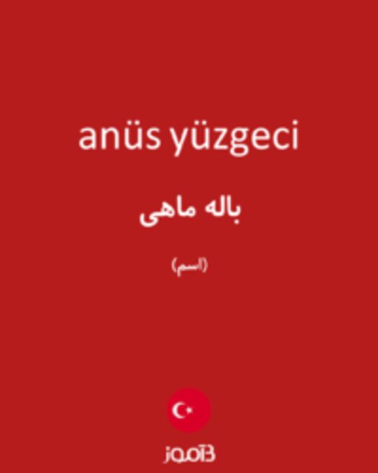  تصویر anüs yüzgeci - دیکشنری انگلیسی بیاموز