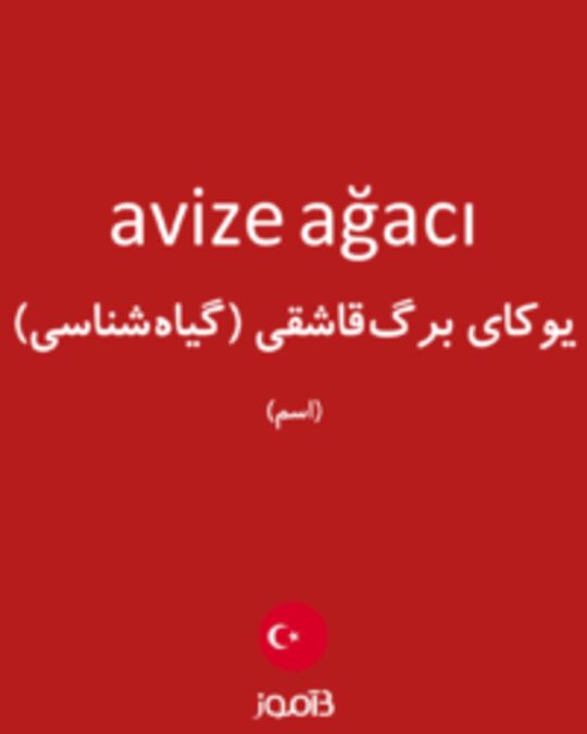  تصویر avize ağacı - دیکشنری انگلیسی بیاموز