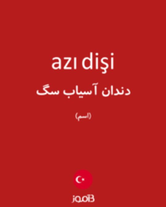  تصویر azı dişi - دیکشنری انگلیسی بیاموز