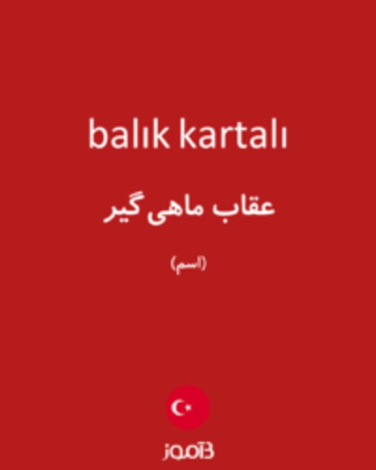  تصویر balık kartalı - دیکشنری انگلیسی بیاموز