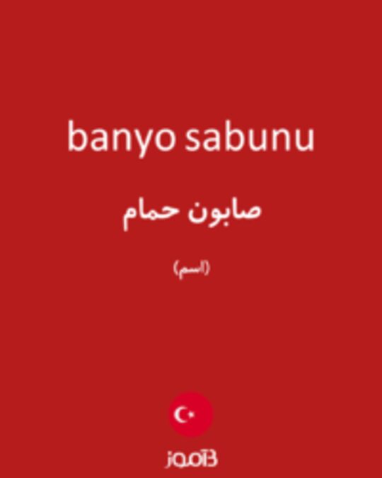  تصویر banyo sabunu - دیکشنری انگلیسی بیاموز