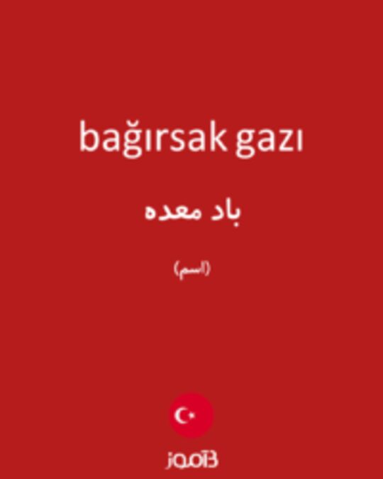  تصویر bağırsak gazı - دیکشنری انگلیسی بیاموز