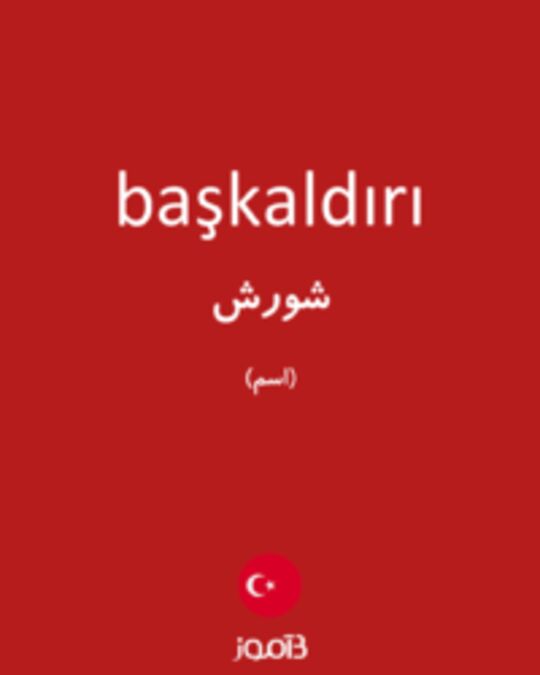  تصویر başkaldırı - دیکشنری انگلیسی بیاموز