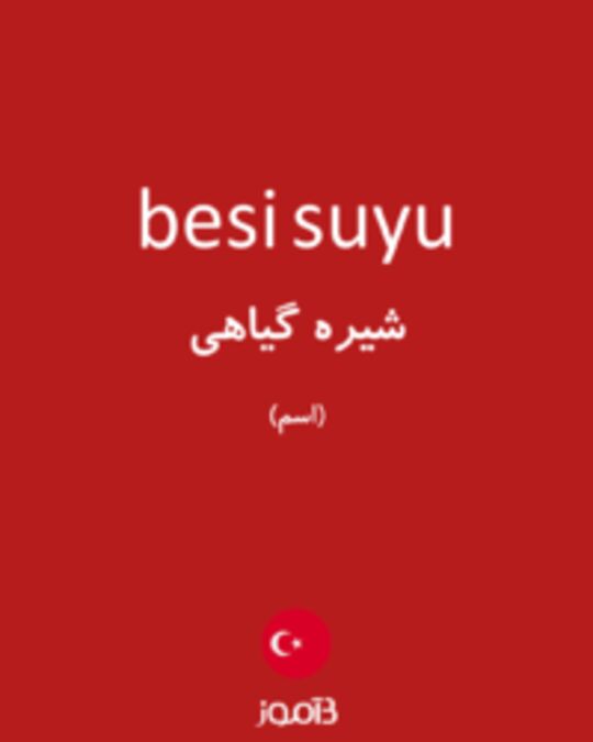  تصویر besi suyu - دیکشنری انگلیسی بیاموز