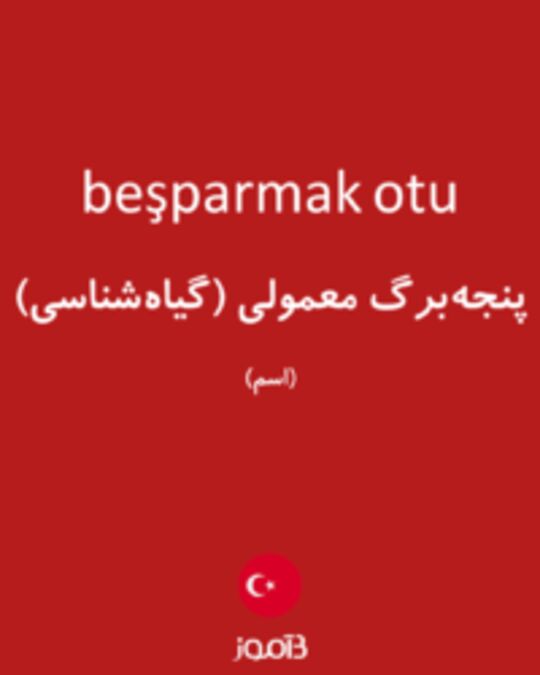  تصویر beşparmak otu - دیکشنری انگلیسی بیاموز