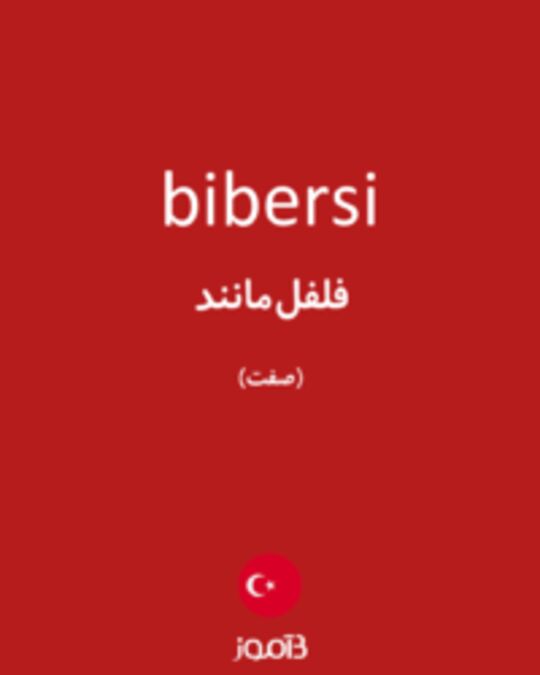  تصویر bibersi - دیکشنری انگلیسی بیاموز