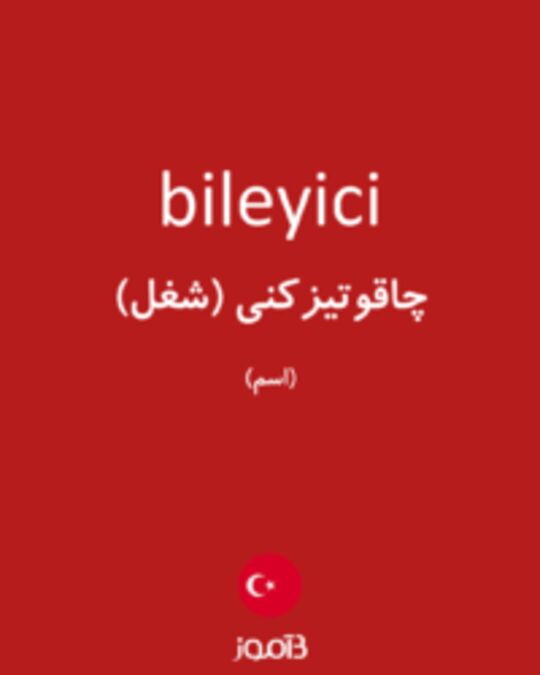  تصویر bileyici - دیکشنری انگلیسی بیاموز