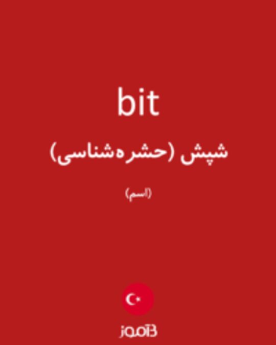  تصویر bit - دیکشنری انگلیسی بیاموز