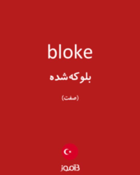  تصویر bloke - دیکشنری انگلیسی بیاموز