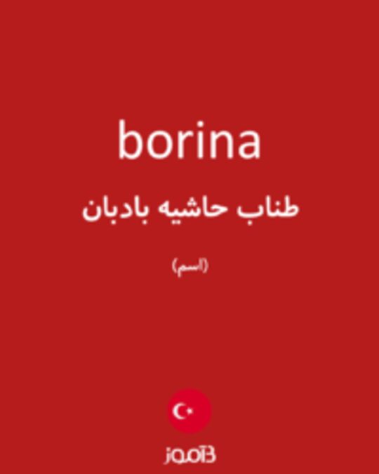  تصویر borina - دیکشنری انگلیسی بیاموز