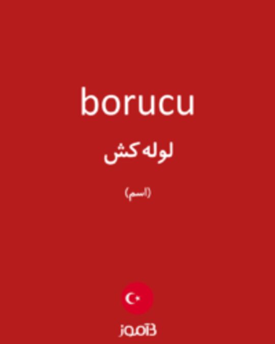  تصویر borucu - دیکشنری انگلیسی بیاموز