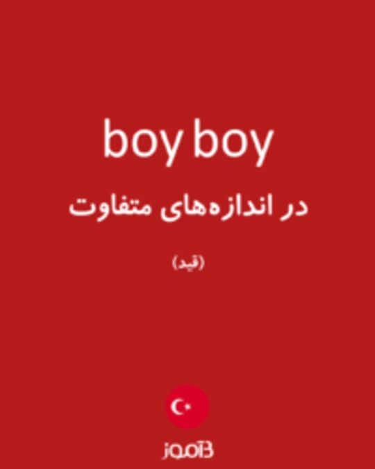  تصویر boy boy - دیکشنری انگلیسی بیاموز