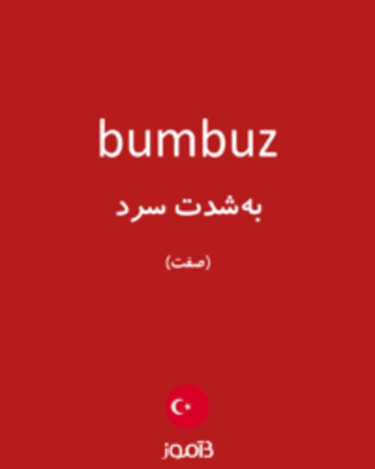  تصویر bumbuz - دیکشنری انگلیسی بیاموز