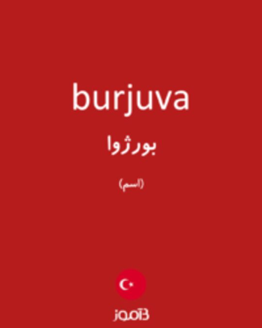  تصویر burjuva - دیکشنری انگلیسی بیاموز