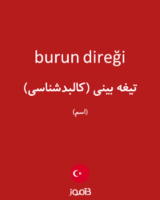  تصویر burun direği - دیکشنری انگلیسی بیاموز