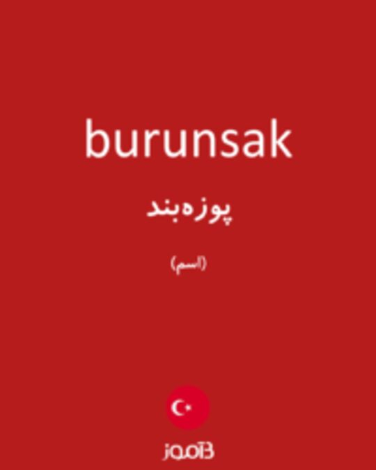  تصویر burunsak - دیکشنری انگلیسی بیاموز