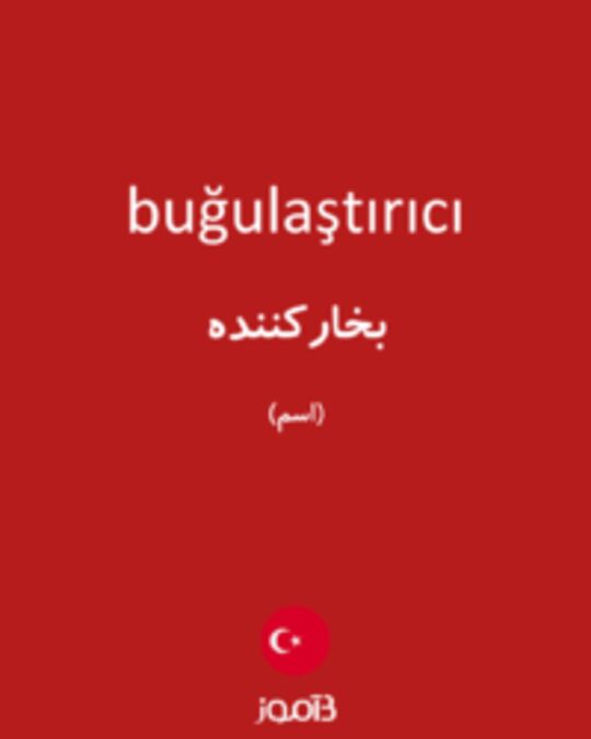  تصویر buğulaştırıcı - دیکشنری انگلیسی بیاموز