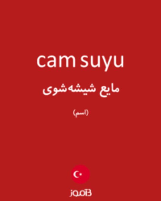  تصویر cam suyu - دیکشنری انگلیسی بیاموز