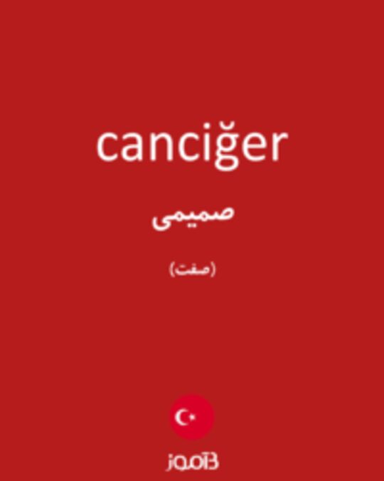  تصویر canciğer - دیکشنری انگلیسی بیاموز