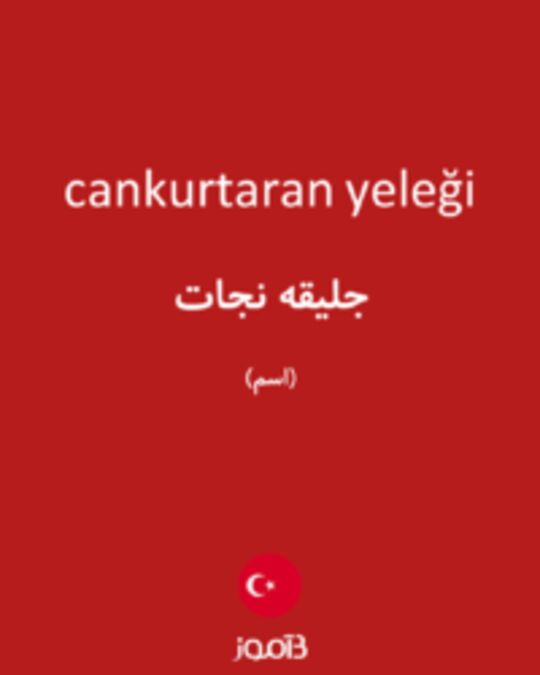  تصویر cankurtaran yeleği - دیکشنری انگلیسی بیاموز